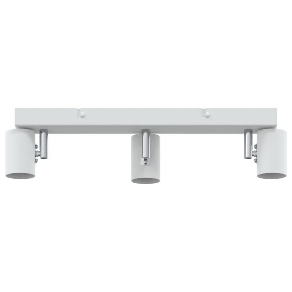 vidaXL Stropné bodové svetlo so bodmi Biela 38 x 6,5 x 11,5 cm Kov – Obrázok 5