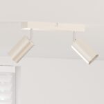 vidaXL Stropné bodové svetlo so bodmi Niklová 26 x 6 x 16 cm Kov