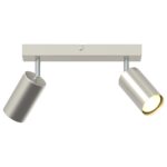 vidaXL Stropné bodové svetlo so bodmi Niklová 26 x 6 x 16 cm Kov – Obrázok 10
