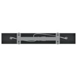 vidaXL Stropné bodové svetlo so bodmi Čierna 38 x 6 x 16 cm Kov – Obrázok 7