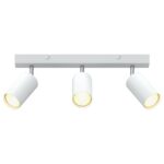 vidaXL Stropné bodové svetlo so bodmi Biela 38 x 6 x 16 cm Kov – Obrázok 10