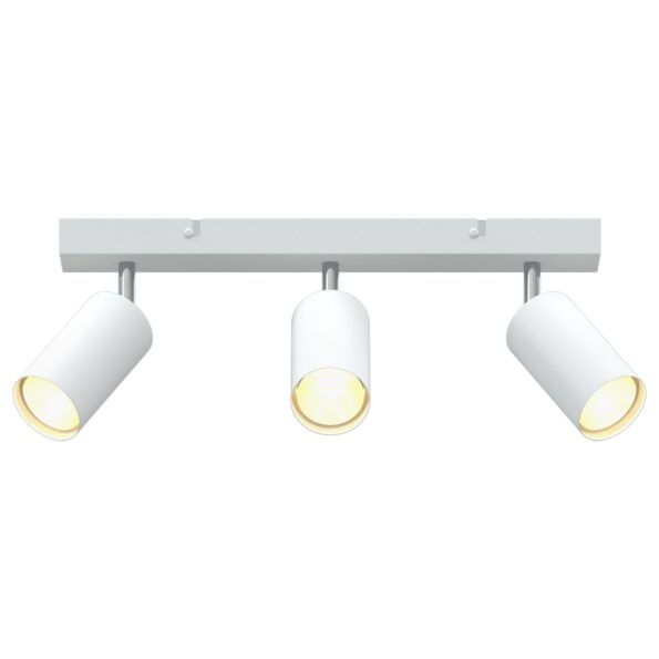 vidaXL Stropné bodové svetlo so bodmi Biela 38 x 6 x 16 cm Kov – Obrázok 10
