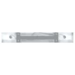vidaXL Stropné bodové svetlo so bodmi Biela 38 x 6 x 16 cm Kov – Obrázok 7