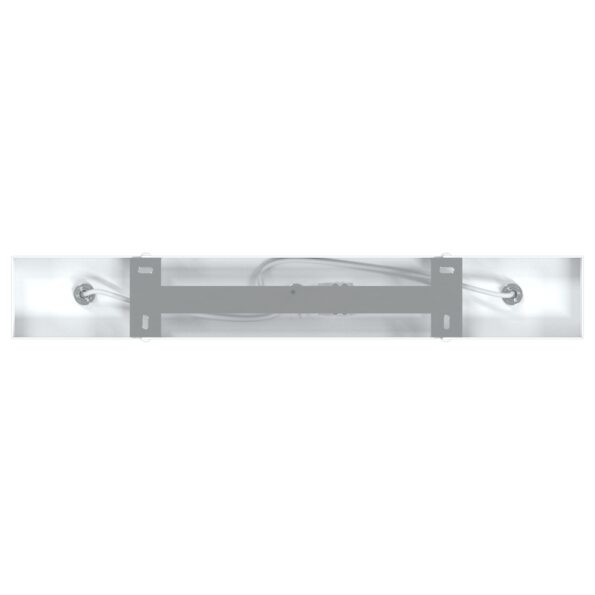 vidaXL Stropné bodové svetlo so bodmi Biela 38 x 6 x 16 cm Kov – Obrázok 7