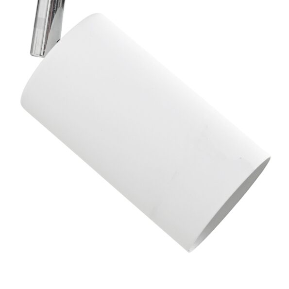 vidaXL Stropné bodové svetlo so bodmi Biela 38 x 6 x 16 cm Kov – Obrázok 9