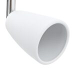 vidaXL Stropné bodové svetlo so bodmi Biela 70 x 12,5 x 10,5 cm Kov – Obrázok 10