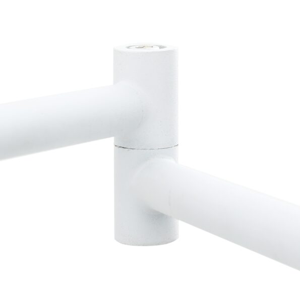 vidaXL Stropné bodové svetlo so bodmi Biela 70 x 12,5 x 10,5 cm Kov – Obrázok 11