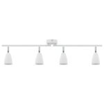 vidaXL Stropné bodové svetlo so bodmi Biela 70 x 12,5 x 10,5 cm Kov – Obrázok 6