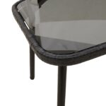 vidaXL Konferenčný stolík Čierna 90x45x42 cm Polyratan – Obrázok 7
