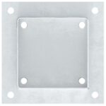 vidaXL Podnože stĺpikov štvorcové 12 ks Strieborná 121x121 mm – Obrázok 8