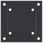 vidaXL podstavce stĺpikov štvorcové 4 ks Antracit 121x121 mm – Obrázok 8