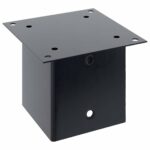 vidaXL podstavce stĺpikov štvorcové 12 ks Antracit 141x141 mm – Obrázok 5