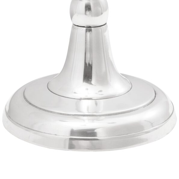 vidaXL Svietnik Strieborný 39x39x60 cm Hliník – Obrázok 5