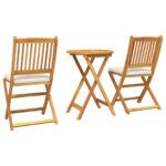 vidaXL 3-dielny záhradný bistro set z kvalitného akáciového dreva – Obrázok 8