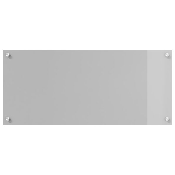 vidaXL Kuchynský backsplash Svetlosivá 90x40x0,6 cm Tvrdené sklo – Obrázok 5