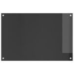 vidaXL Kuchynská zástena tmavošedá 90x60x0,6 cm tvrdené sklo – Obrázok 5