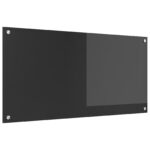 vidaXL Kuchynský obklad tmavošedý 100x50x0,6 cm z tvrdeného skla – Obrázok 4