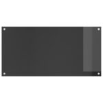 vidaXL Kuchynský obklad tmavošedý 100x50x0,6 cm z tvrdeného skla – Obrázok 5