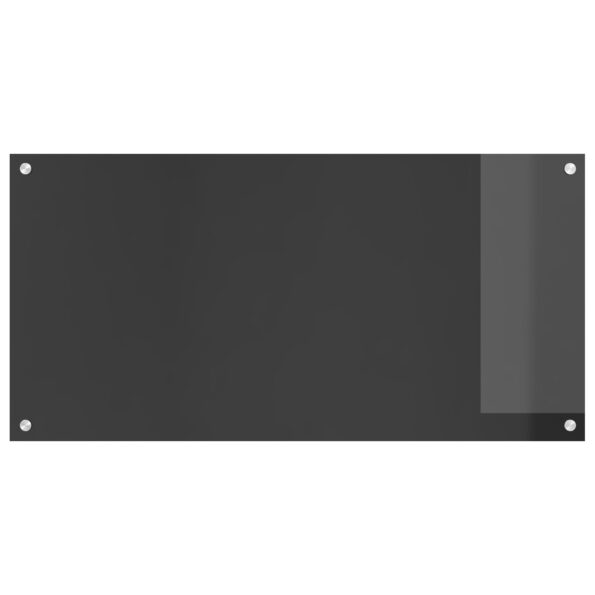 vidaXL Kuchynský obklad tmavošedý 100x50x0,6 cm z tvrdeného skla – Obrázok 5