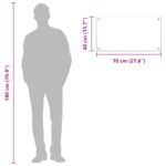 vidaXL Kuchynská zástena Žltá 70x40x0,6 cm Tvrdené sklo – Obrázok 10