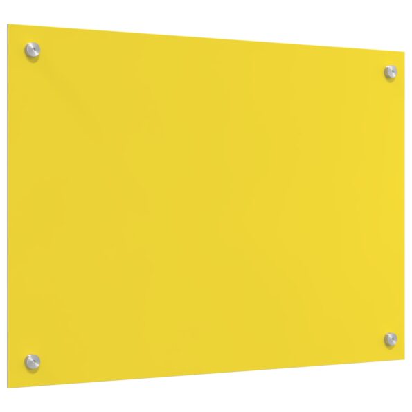 vidaXL Kuchynská obkladová doska Žltá 70x50x0,6 cm z tvrdeného skla – Obrázok 2
