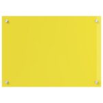 vidaXL Kuchynská obkladová doska Žltá 70x50x0,6 cm z tvrdeného skla – Obrázok 5