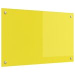 vidaXL Kuchynský obklad Žltý 80x50x0,6 cm Tvrdené sklo – Obrázok 4