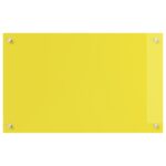 vidaXL Kuchynský obklad Žltý 80x50x0,6 cm Tvrdené sklo – Obrázok 5