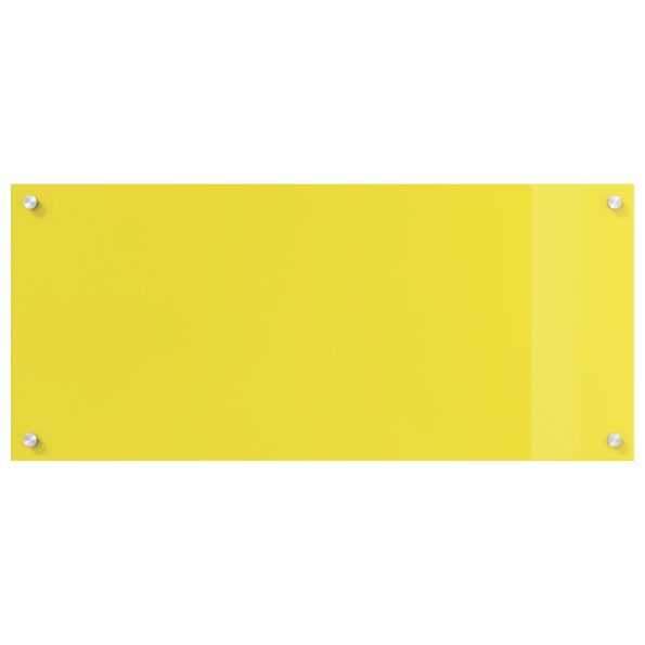 vidaXL Kuchynská obkladačka Žltá 90x40x0,6 cm Tvrdené sklo – Obrázok 5