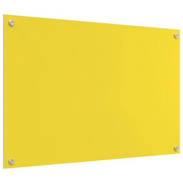 vidaXL Kuchynská obkladová doska Žltá 90x60x0,6 cm Tvrdené sklo – Obrázok 2