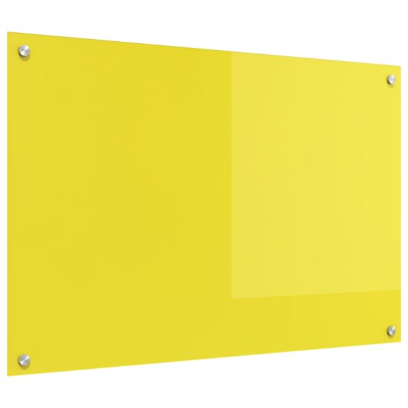 vidaXL Kuchynská obkladová doska Žltá 90x60x0,6 cm Tvrdené sklo – Obrázok 4