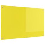 vidaXL Žltá kuchynská obklad 100x60x0,6 cm z tvrdeného skla – Obrázok 4