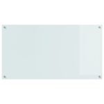 vidaXL Kuchynský obklad Biela 110x60x0,6 cm Tvrdené sklo – Obrázok 5