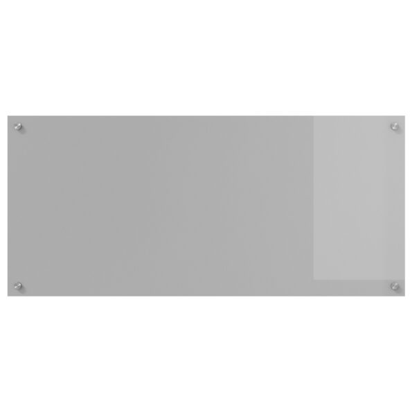 vidaXL Kuchynská Zástena Svetlosivá 110x50x0,6 cm Sklo – Obrázok 5