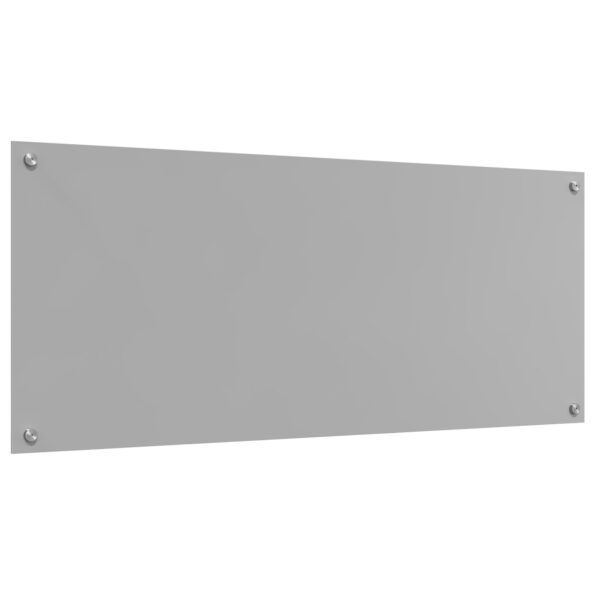 vidaXL Kuchynská dlažba Svetlosivá 120x50x0,6 cm Temperované sklo – Obrázok 2