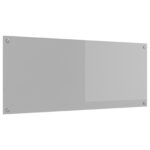 vidaXL Kuchynská dlažba Svetlosivá 120x50x0,6 cm Temperované sklo – Obrázok 4