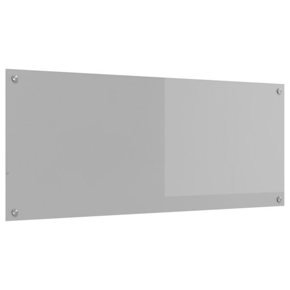 vidaXL Kuchynská dlažba Svetlosivá 120x50x0,6 cm Temperované sklo – Obrázok 4