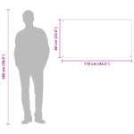 vidaXL Kuchynská backsplash tmavošedá 110x60x0,6 cm z tvrdeného skla – Obrázok 10