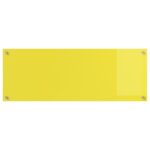 vidaXL Kuchynský backsplash Žltý 110x40x0,6 cm z Temperovaného skla – Obrázok 5