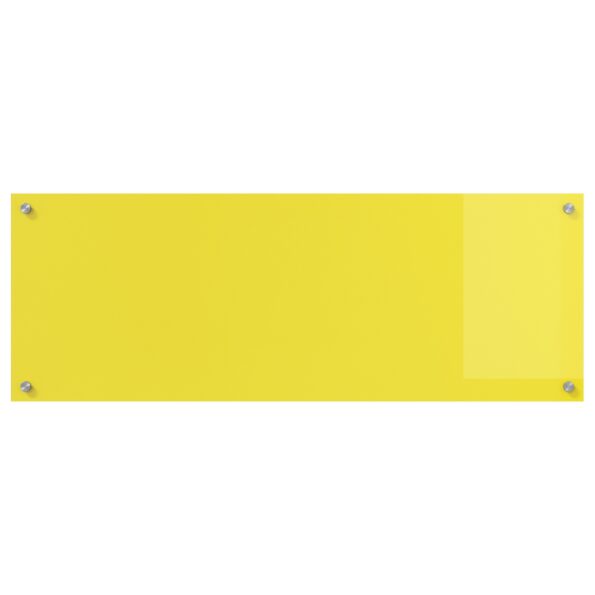 vidaXL Kuchynský backsplash Žltý 110x40x0,6 cm z Temperovaného skla – Obrázok 5