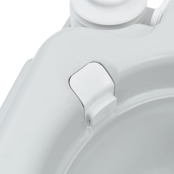 vidaXL Kempingové WC Šedý a biely 41,5 x 36,5 x 42 cm Polyetylén – Obrázok 6