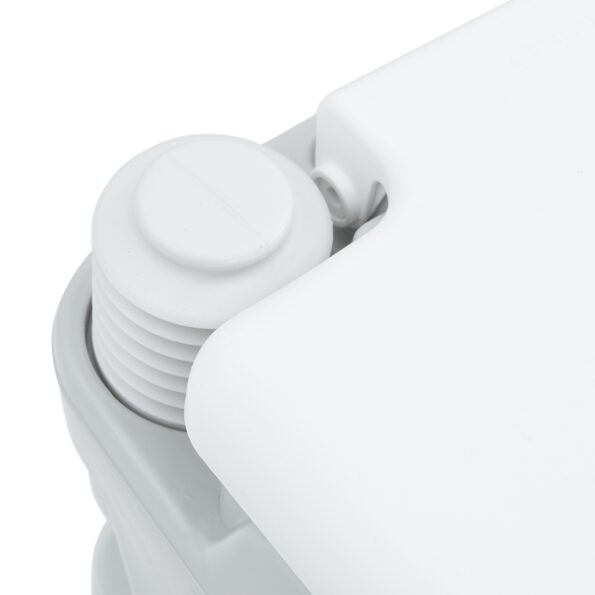 vidaXL Kempingové WC Šedý a biely 41,5 x 36,5 x 42 cm Polyetylén – Obrázok 9