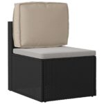 vidaXL Vankúš na vonkajšie sedenie Taupe Polyester 50 x 40 x 12 cm – Obrázok 2