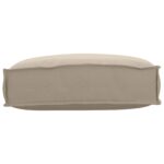 vidaXL Vankúš na vonkajšie sedenie Taupe Polyester 50 x 40 x 12 cm – Obrázok 3