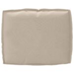 vidaXL Vankúš na vonkajšie sedenie Taupe Polyester 50 x 40 x 12 cm – Obrázok 5