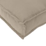 vidaXL Vankúš na vonkajšie sedenie Taupe Polyester 50 x 40 x 12 cm – Obrázok 6