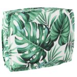 vidaXL Vonkajší vankúš Vzor lístka Polyester 50 x 12 x 40 cm