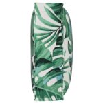 vidaXL Vonkajší vankúš Vzor lístka Polyester 50 x 12 x 40 cm – Obrázok 3