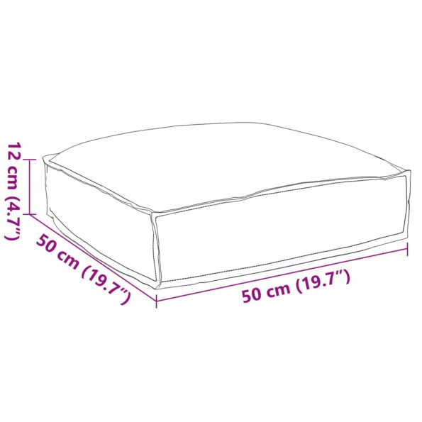 42001469_6.jpg vidaXL Exteriérový vankúš Sivý Polyester 50 x 50 x 12 cm – Obrázok 6