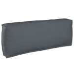 vidaXL Podložka Antracit 120 x 40 x 12 cm Oxfordská látka